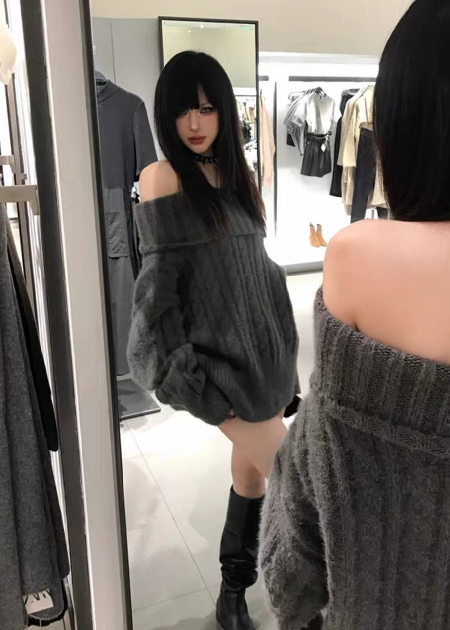 Velune Off Shoulder Knit