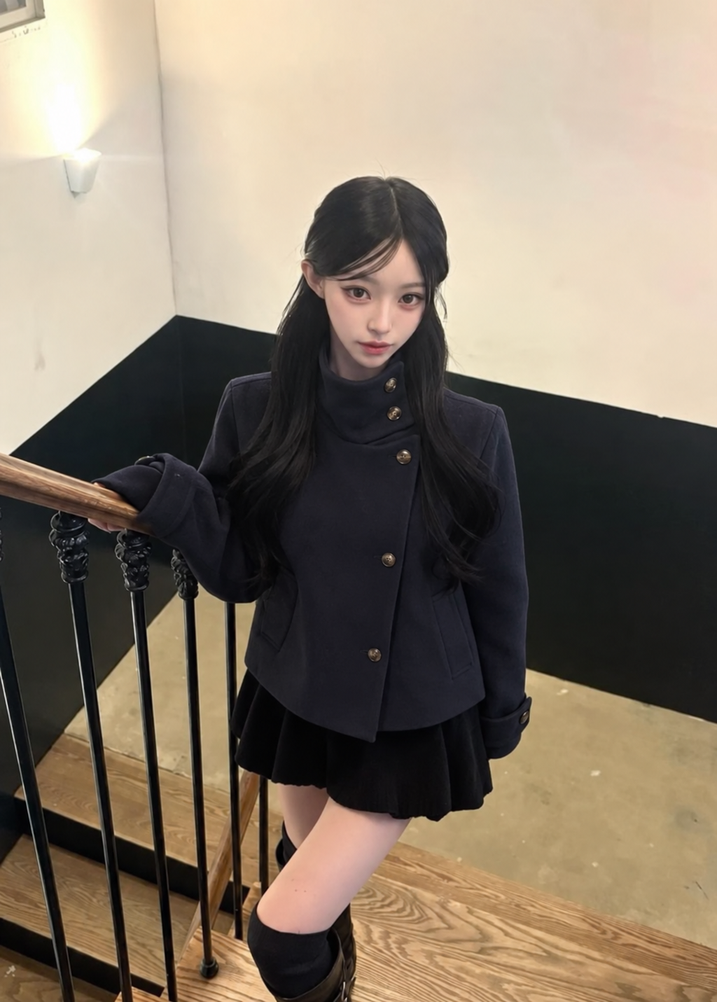 Aster High Neck Jacket