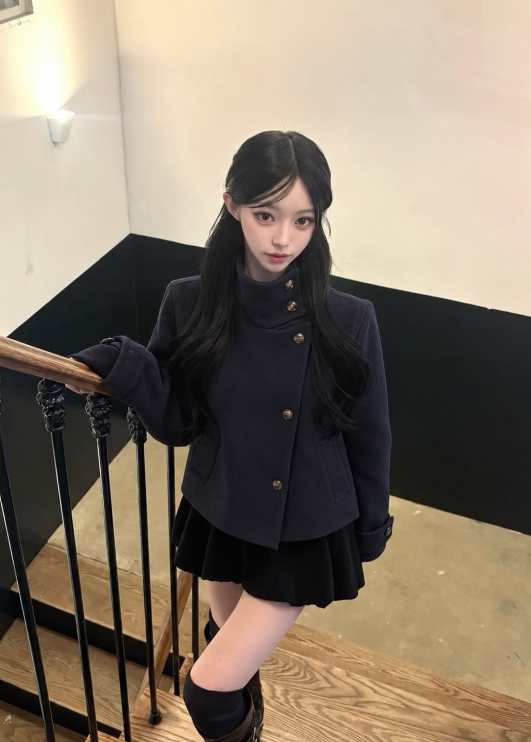 Aster High Neck Jacket
