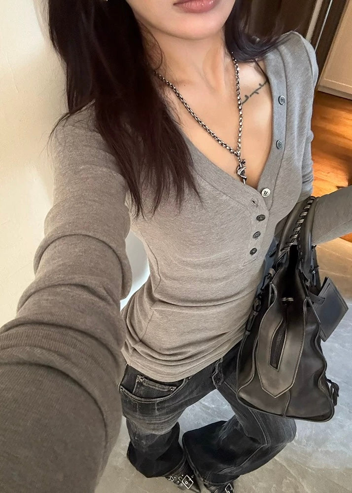 Velmia Henley トップス