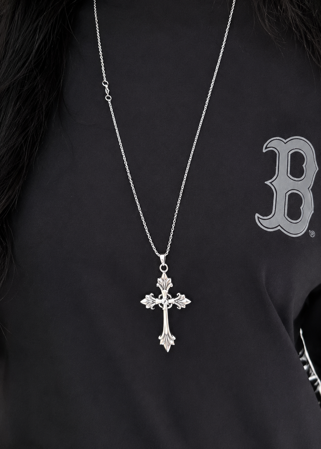 Gothic cross necklace