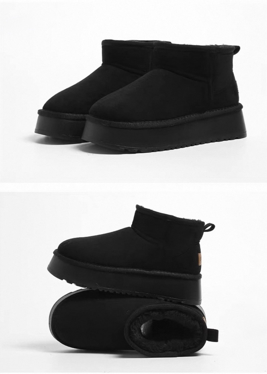 Velora Platform Mouton Boots