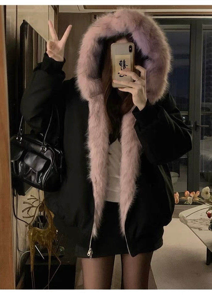 Mirelle Fur Hood Jacket