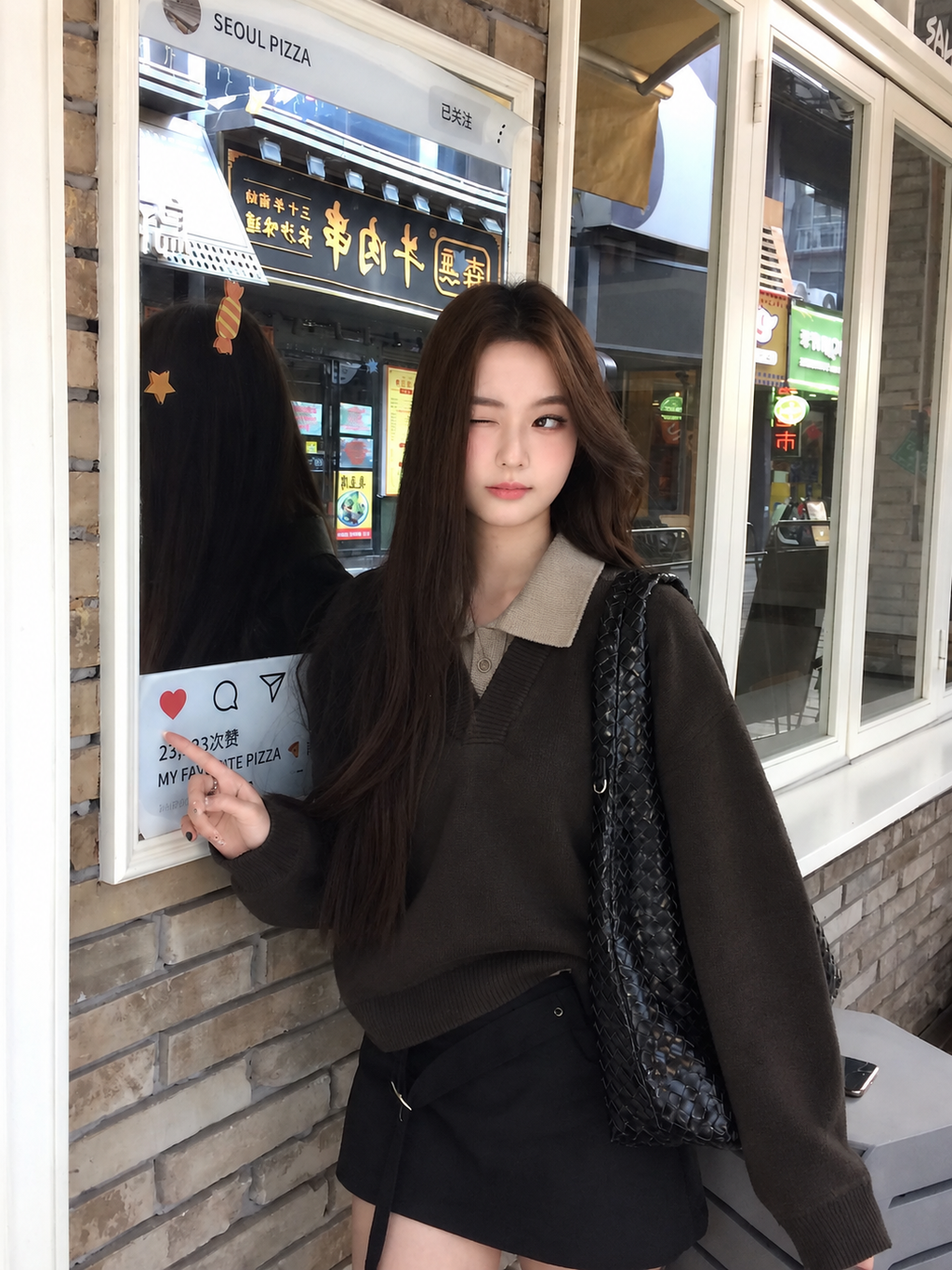 Arden Layered Collar Knit