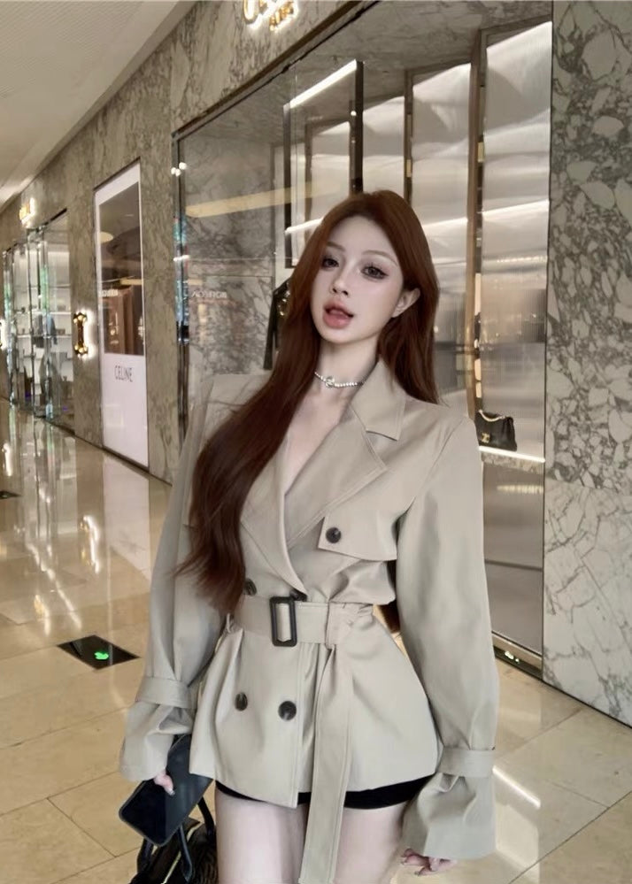 Elise Belted Trench Jacket