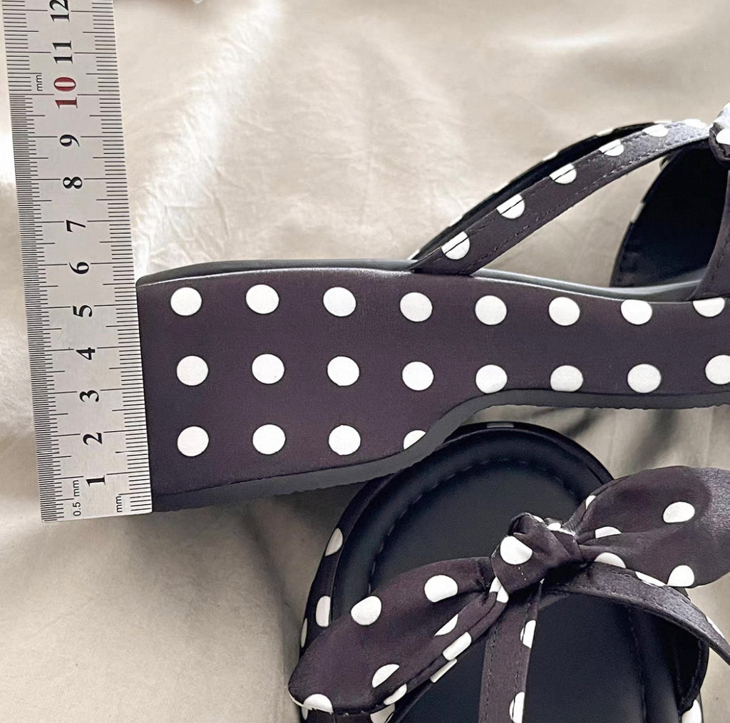 Polka Dot Princess Sandals