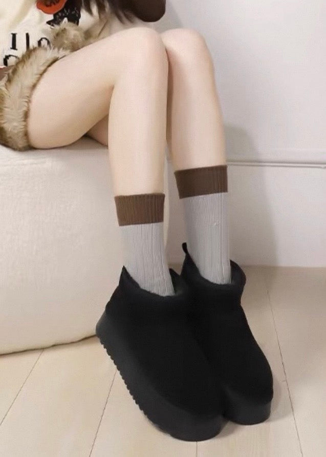 Velora Platform Mouton Boots