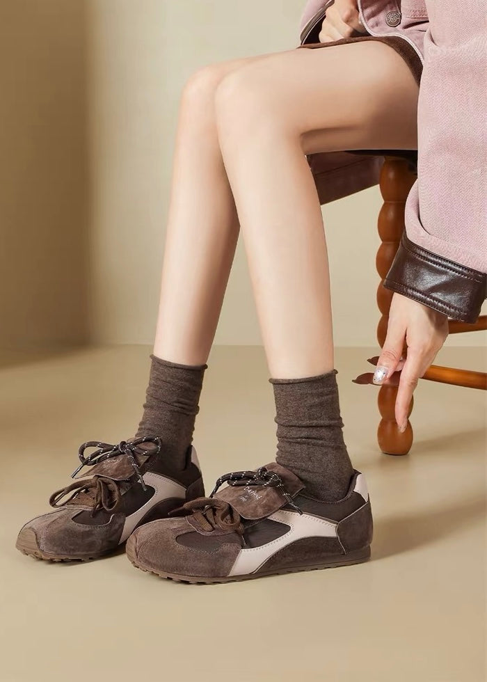 Daphne Retro Bow Sneakers