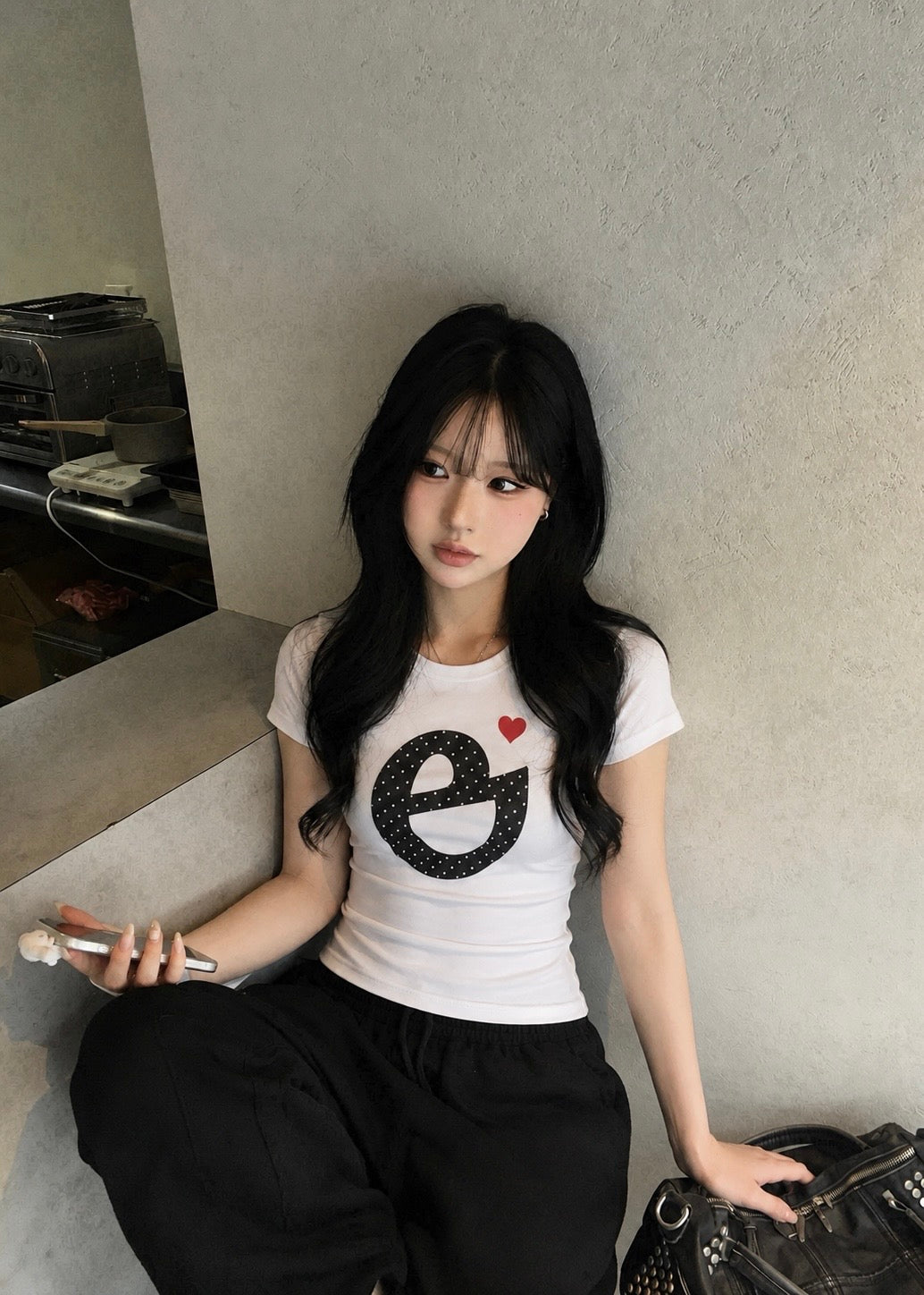 Heart Dot Logo T-シャツ