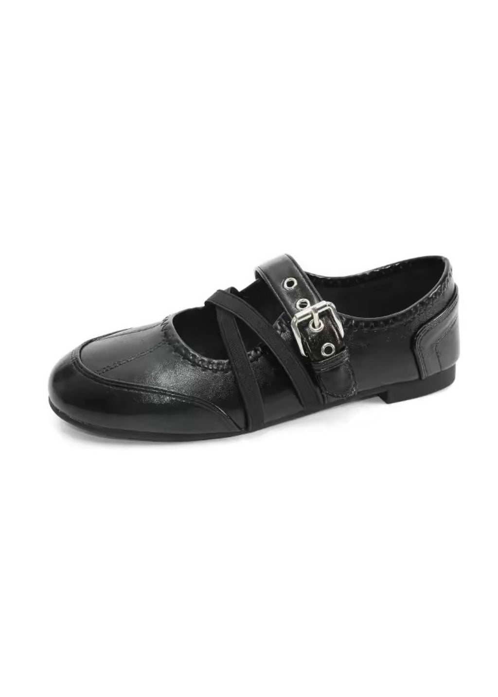 LUNA CROSS STRAP FLATS