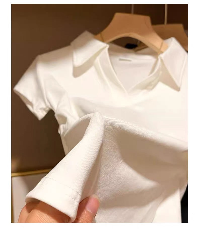 Lina Fit Polo トップス