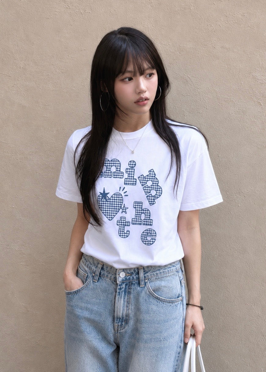 Candy Check Graphic T-シャツ