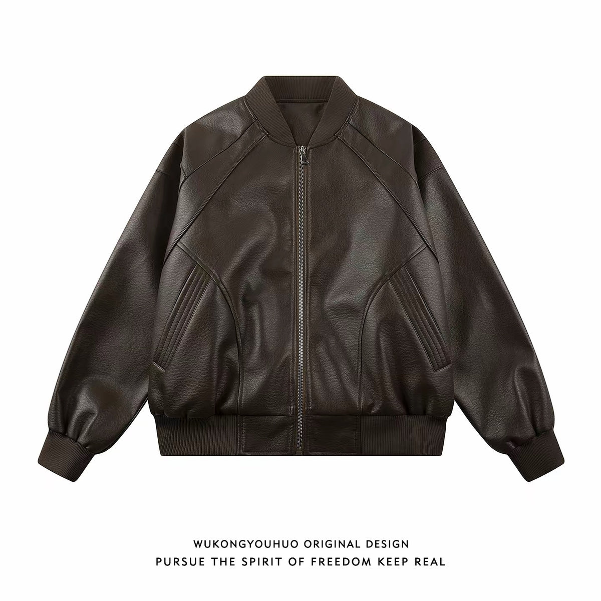 Veyron Vintage Leather Bomber