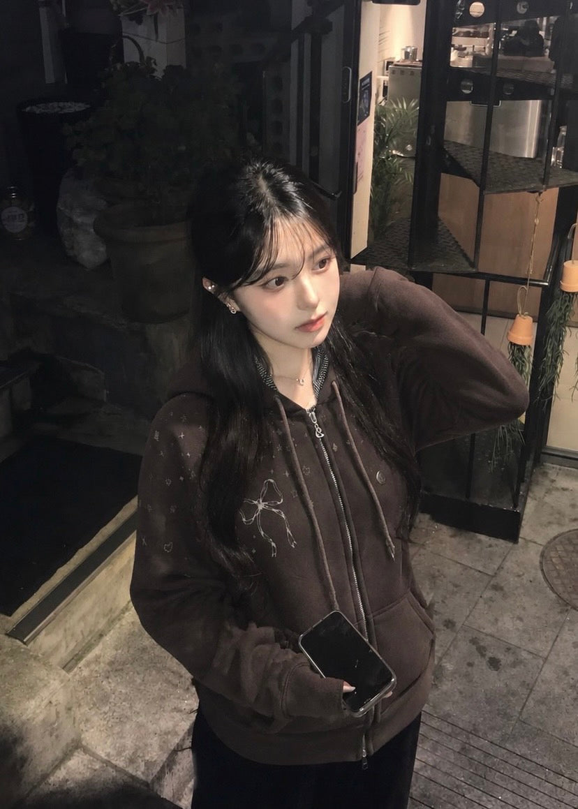 Stellar Ribbon Double Zip Parker