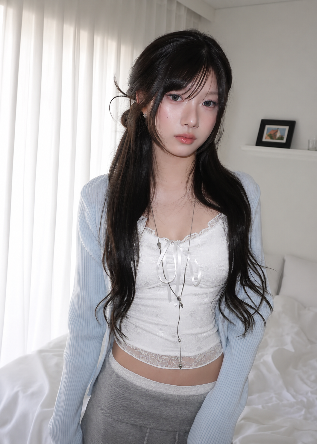 Lace Ribbon キャミトップス