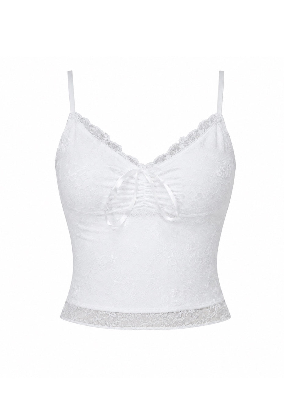 Lace Ribbon キャミトップス