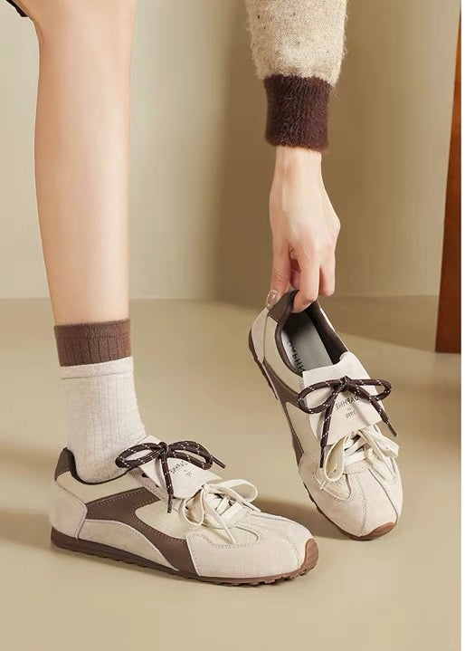 Daphne Retro Bow Sneakers