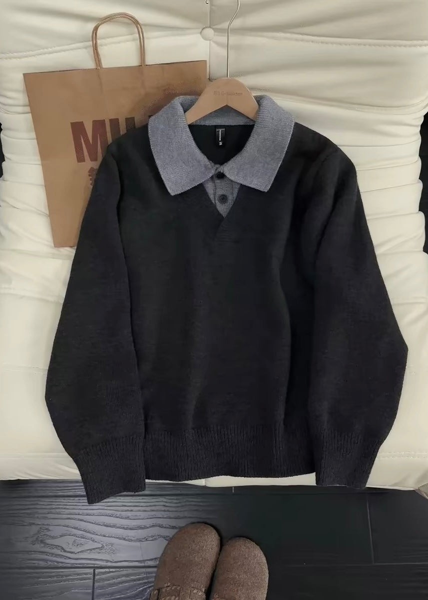 Arden Layered Collar Knit