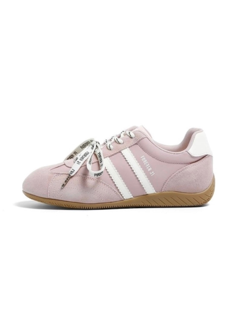 Faux Suede Low-Top Sneakers