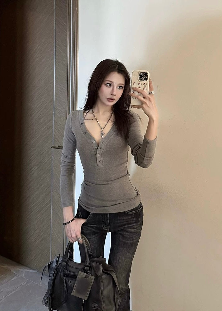 Velmia Henley トップス