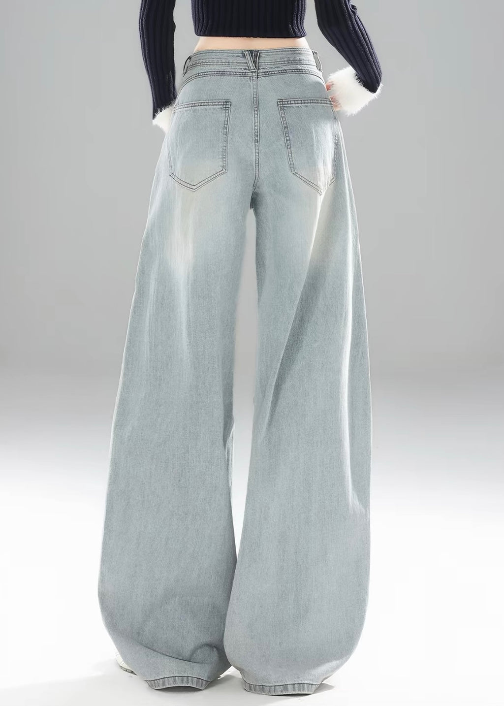Vintage Fade Balloon Jeans