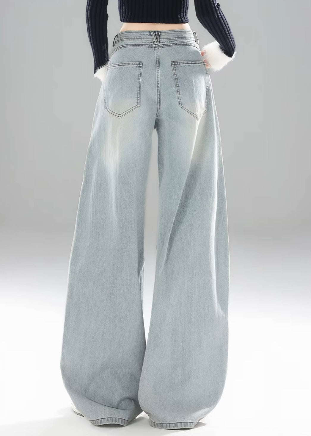 Vintage Fade Balloon Jeans