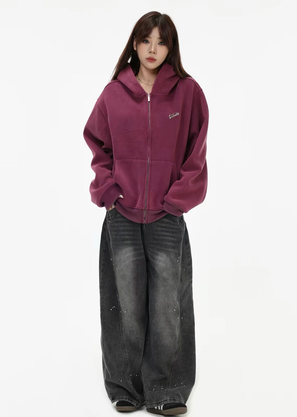 Vintage Fade Zip Hoodie