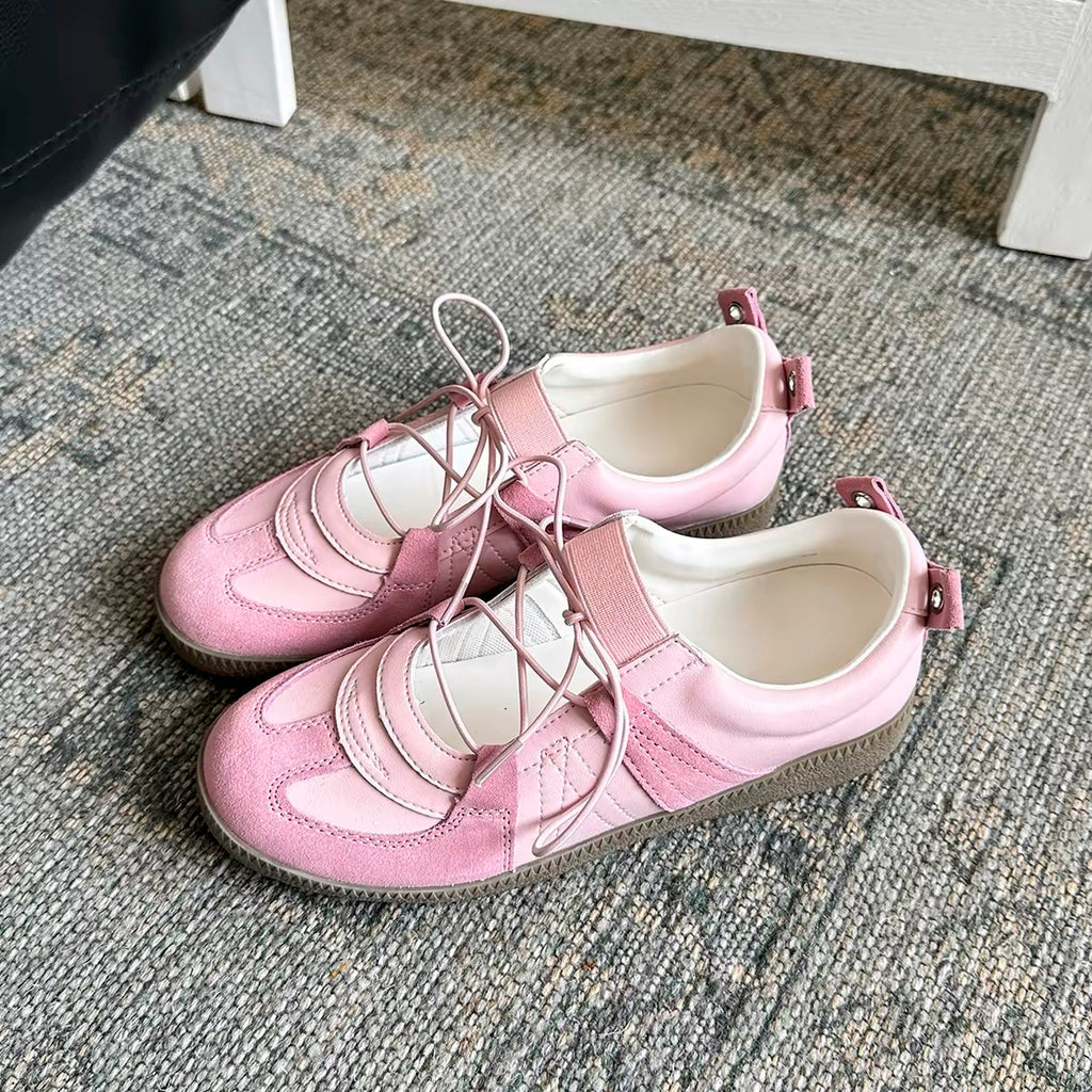 Sugar Ribbon Ballet Sneakers