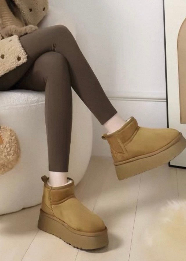 Velora Platform Mouton Boots