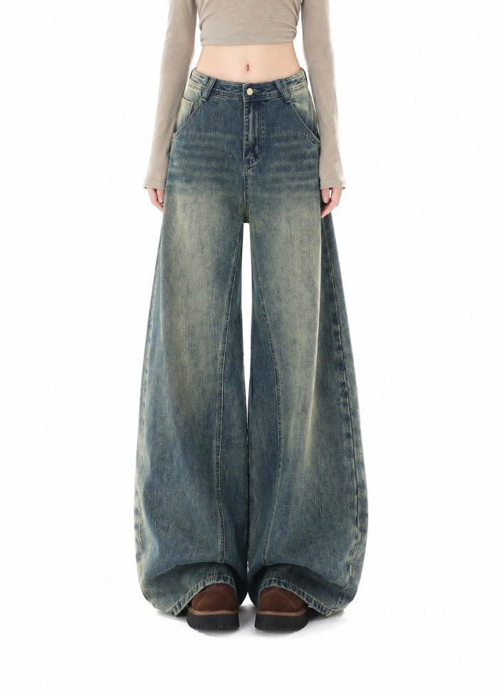Vintage Fade Balloon Jeans
