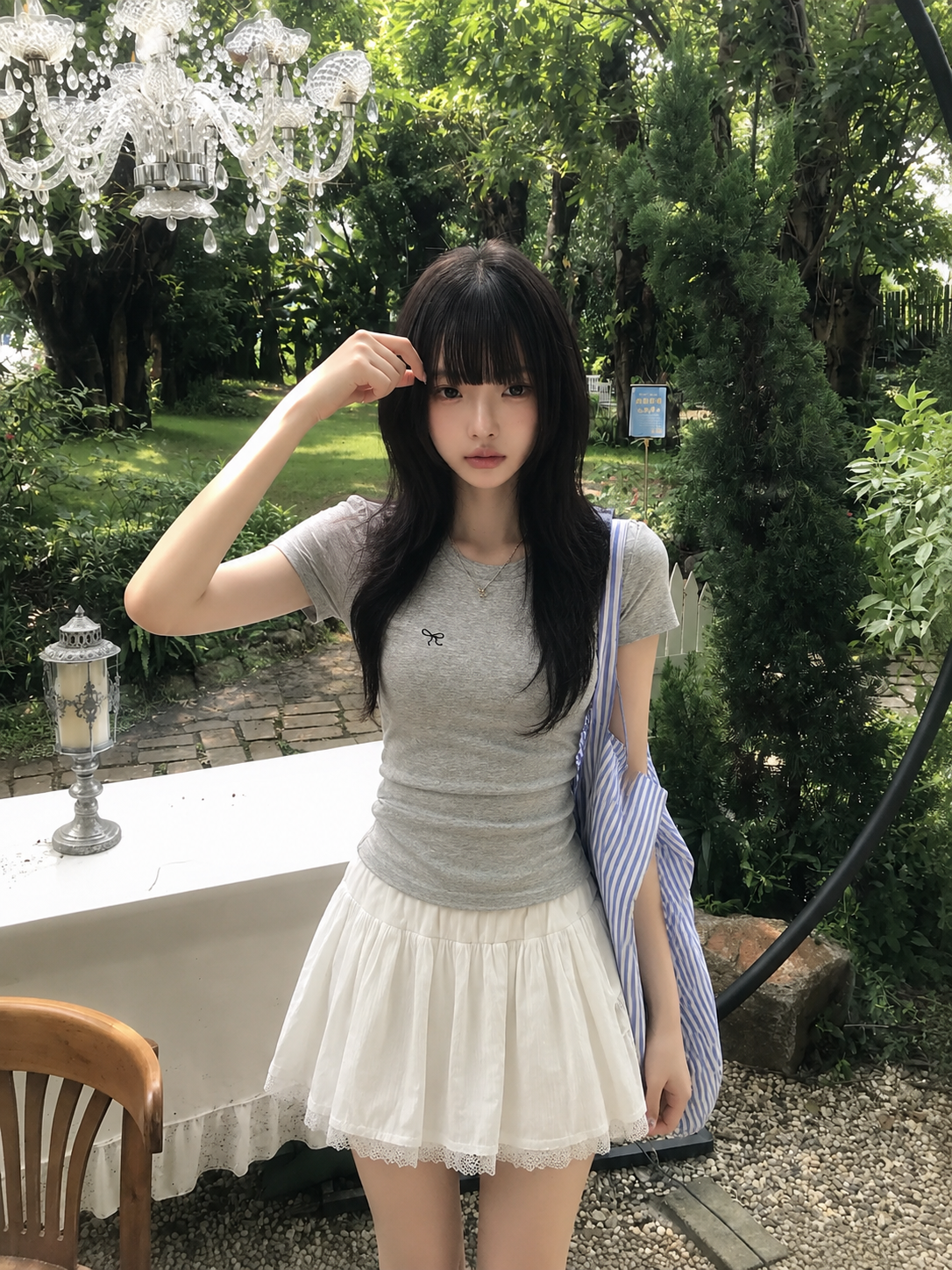 Petit Ribbon Slim T-シャツ