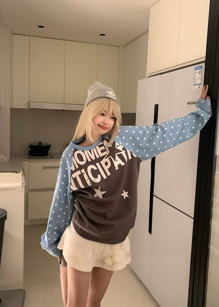 Baby Blue Galaxy Swea Tシャツ