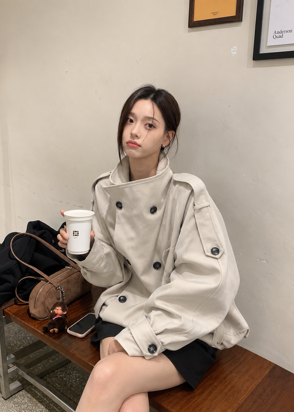 Veyla High Neck Blouson
