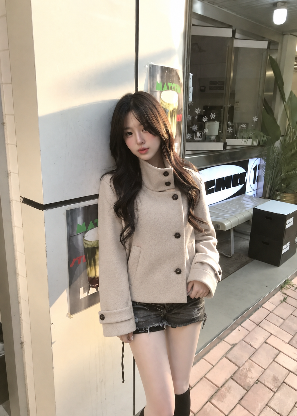 Aster High Neck Jacket