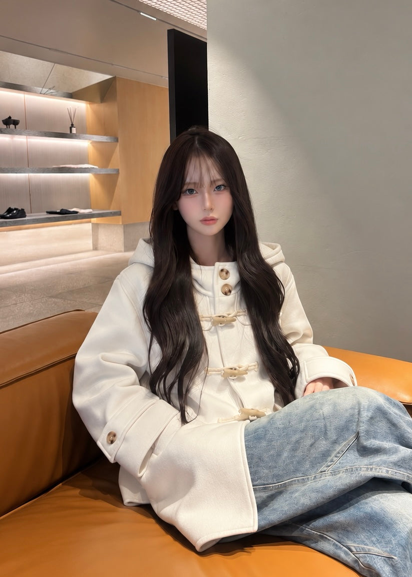Miel Toggle Hood Coat