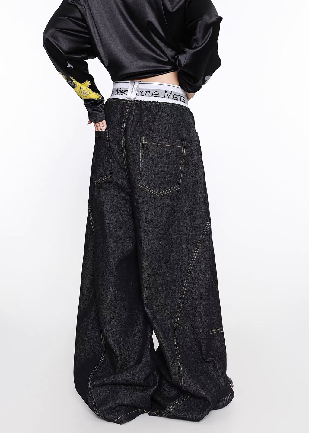 Street Bloom Wide Denim