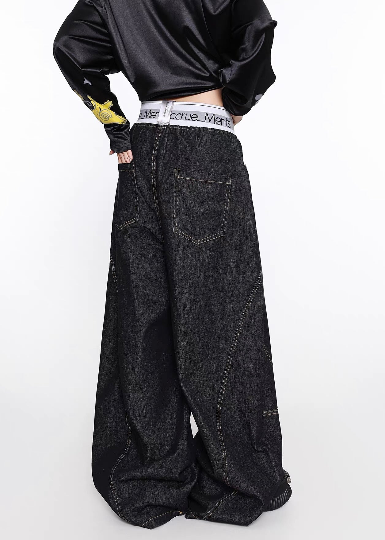 Street Bloom Wide Denim