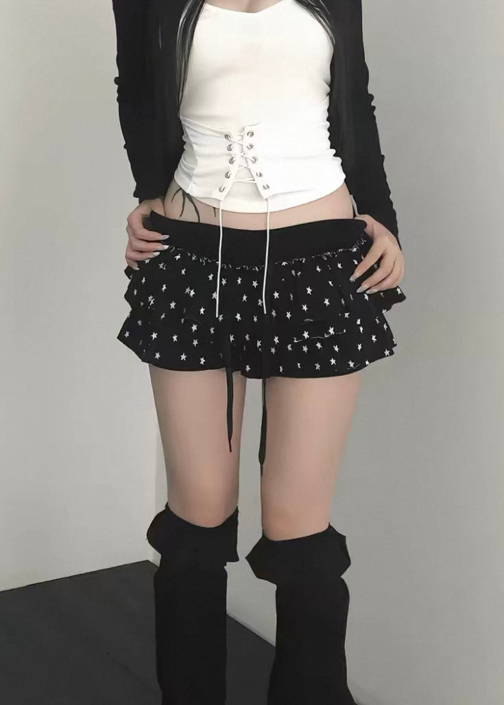 Starry Night Tiered Skort