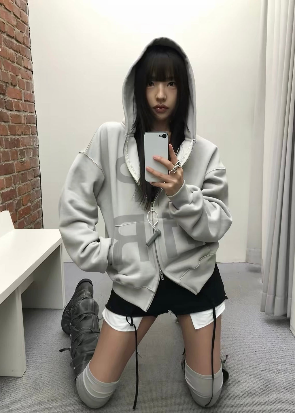 Veil Zip Hoodie