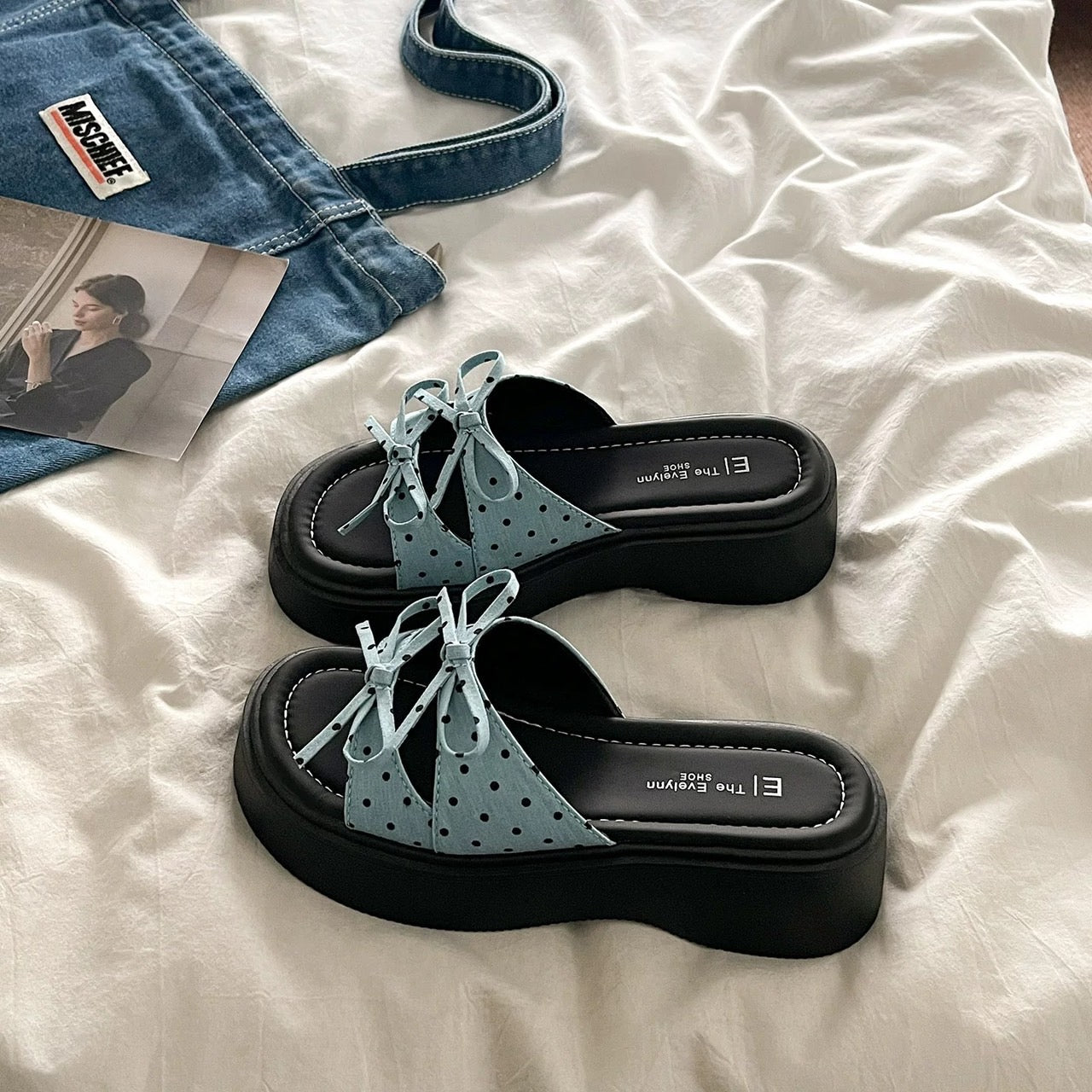 Sweetie Polka-Dot Sandals