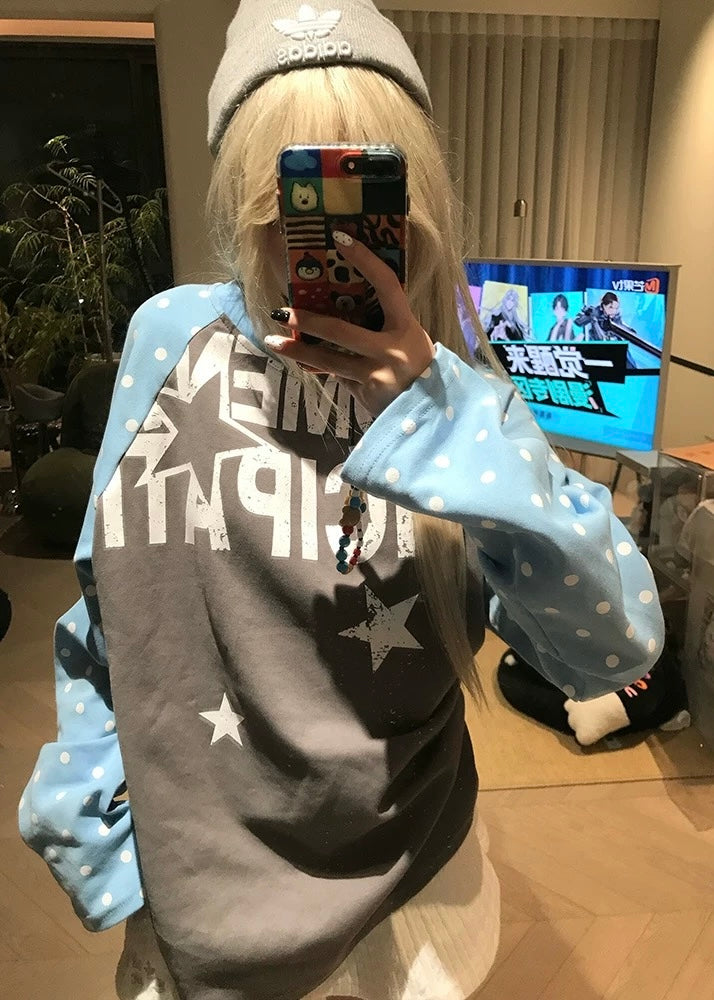 Baby Blue Galaxy Swea Tシャツ