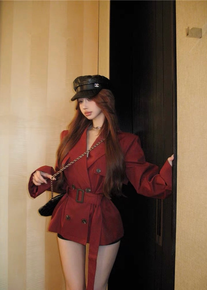 Elise Belted Trench Jacket