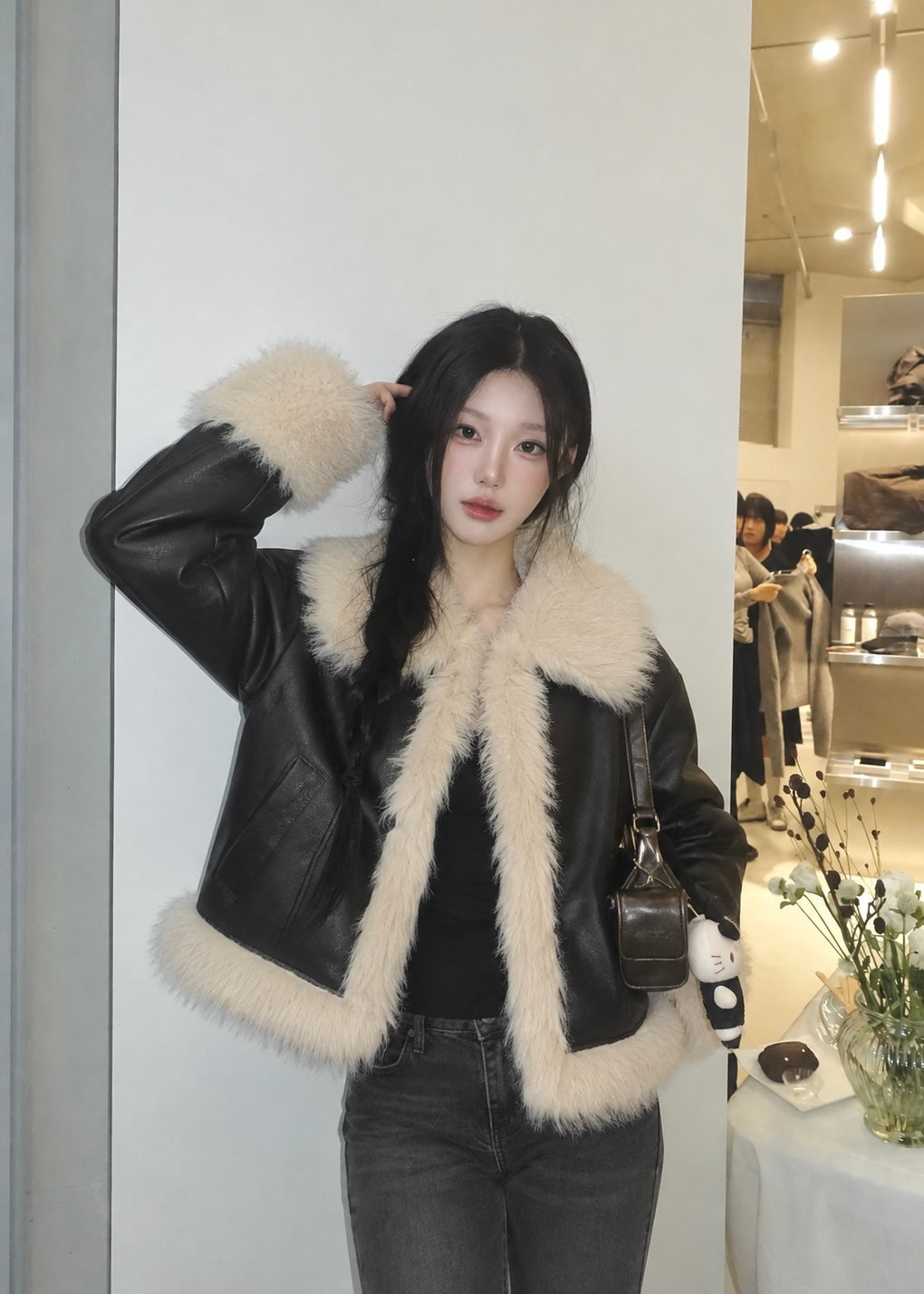 Miel Fur Mustang Jacket