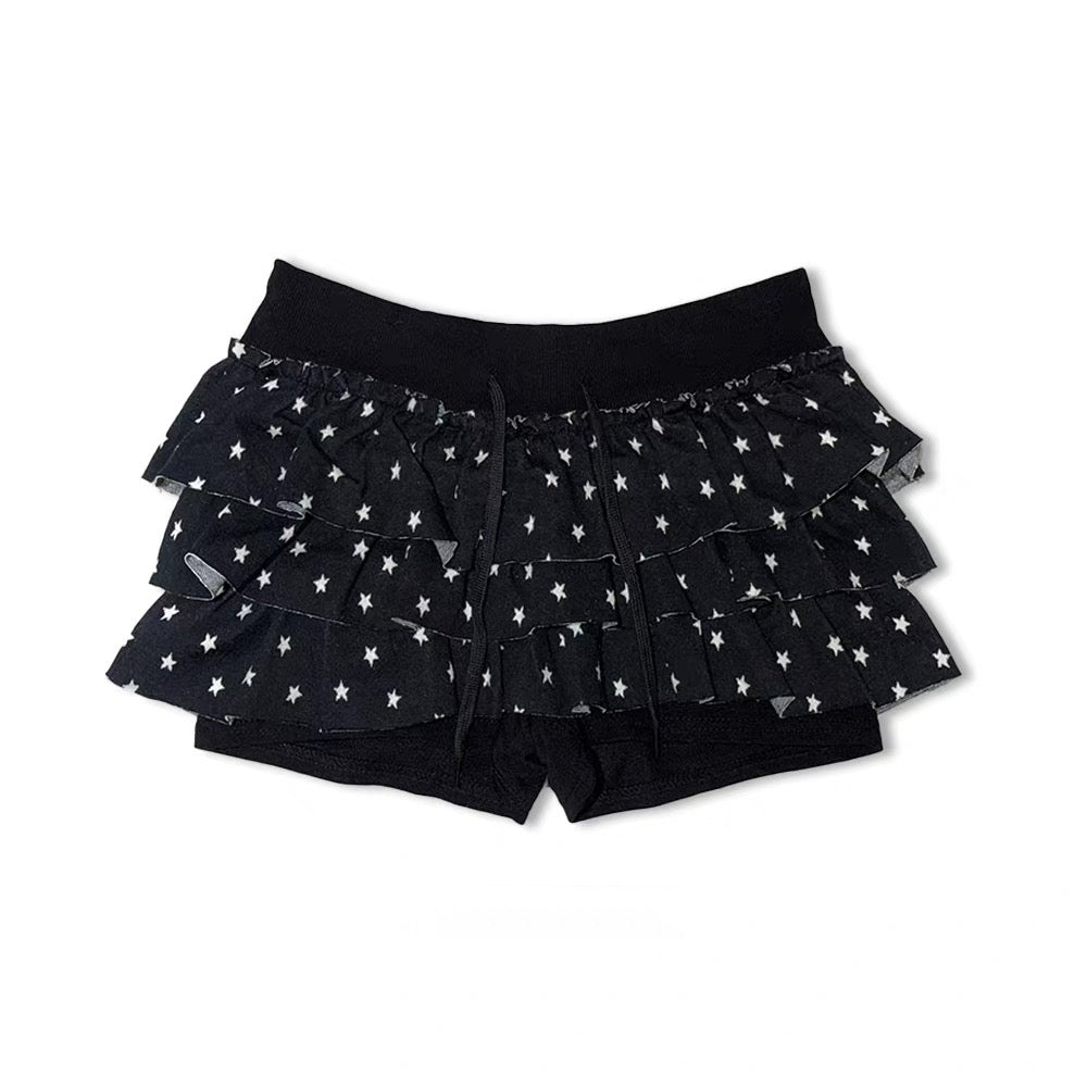 Starry Night Tiered Skort