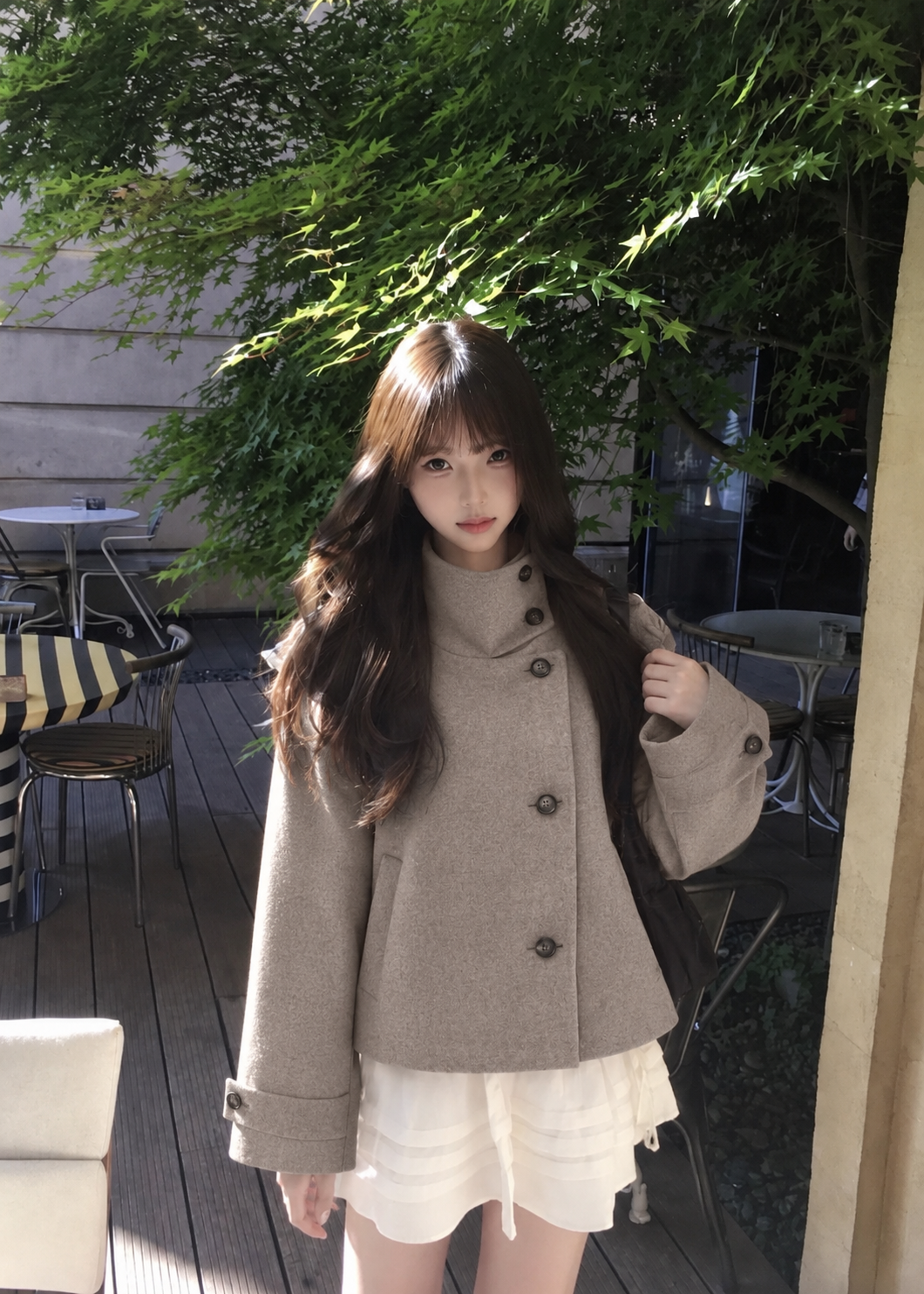 Aster High Neck Jacket