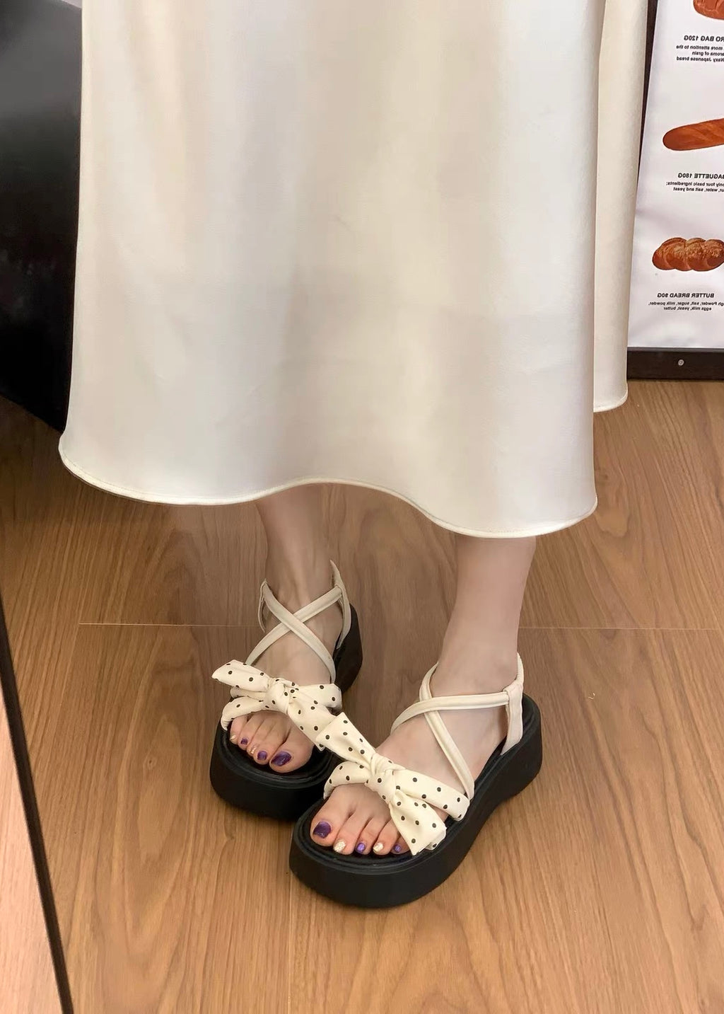 Velune Ribbon Sandals