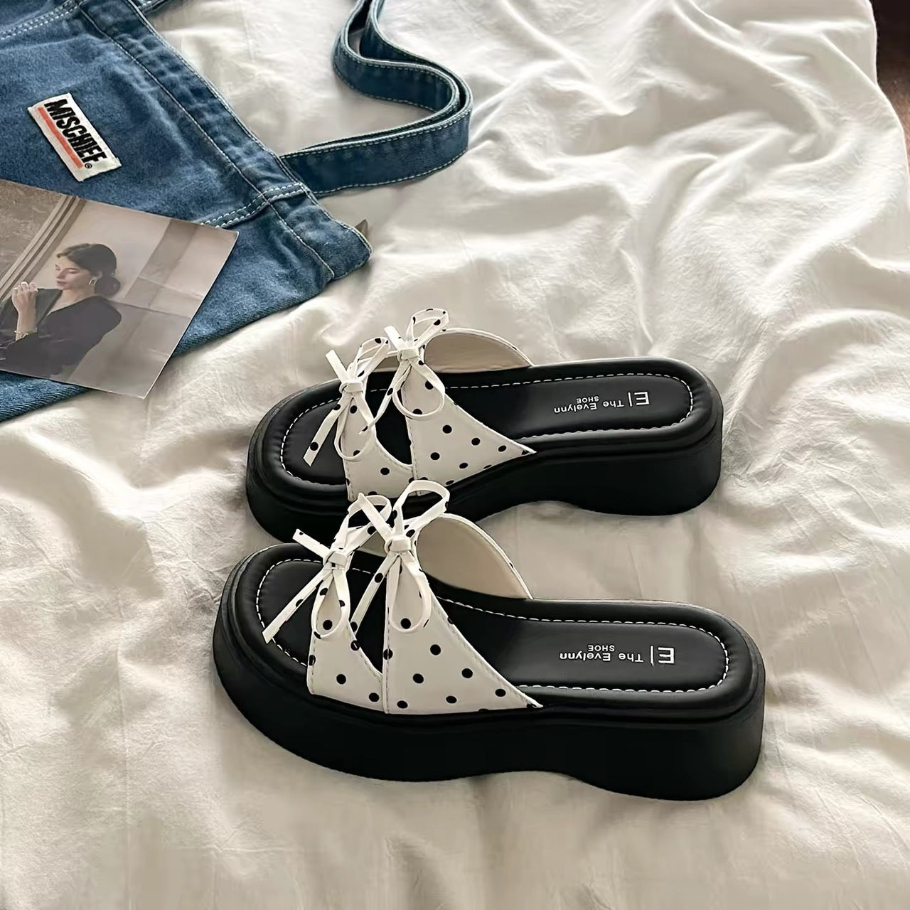 Sweetie Polka-Dot Sandals