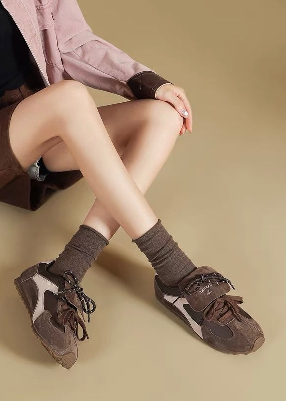 Daphne Retro Bow Sneakers