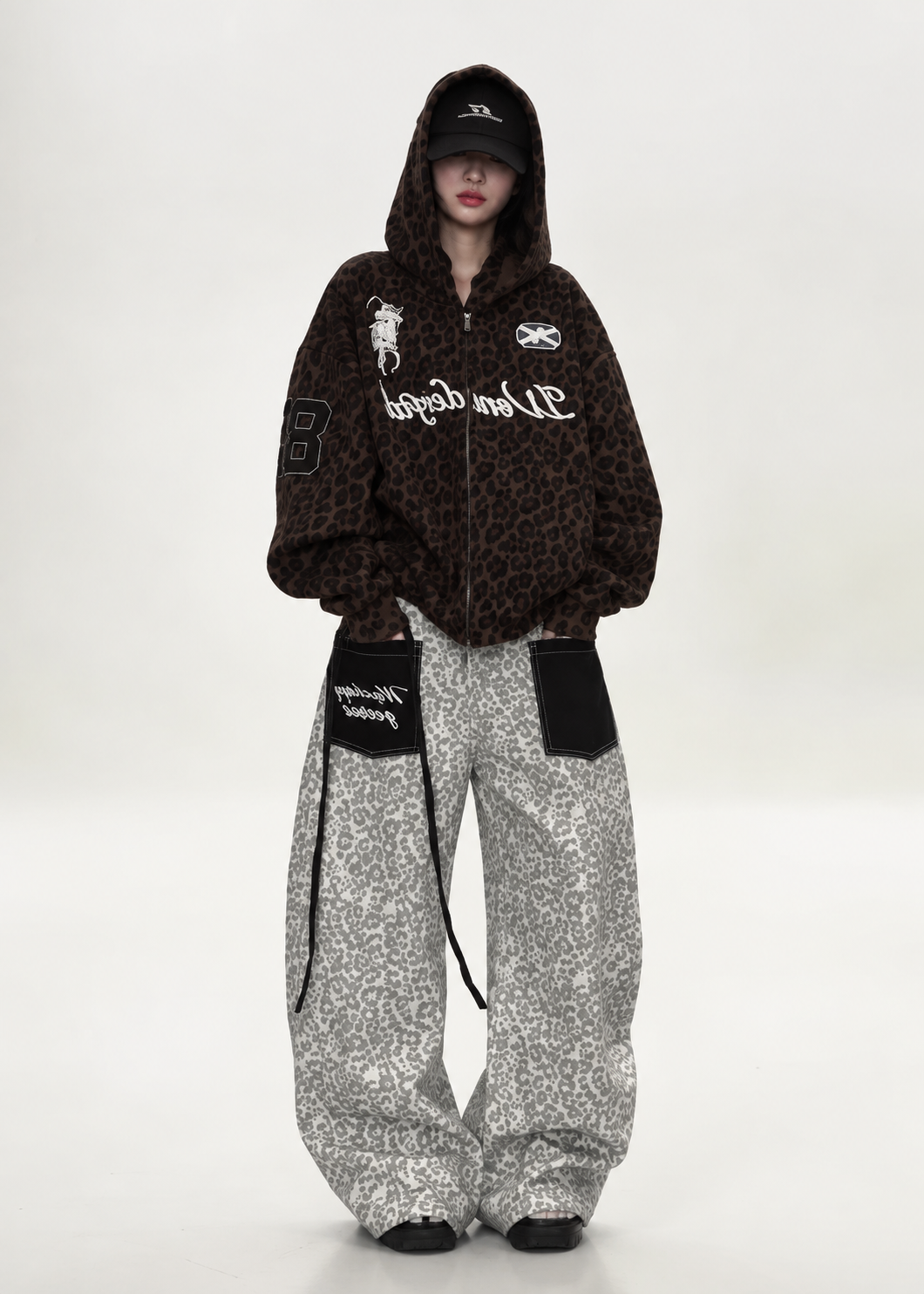 Vesper Leopard Zip Hoodie