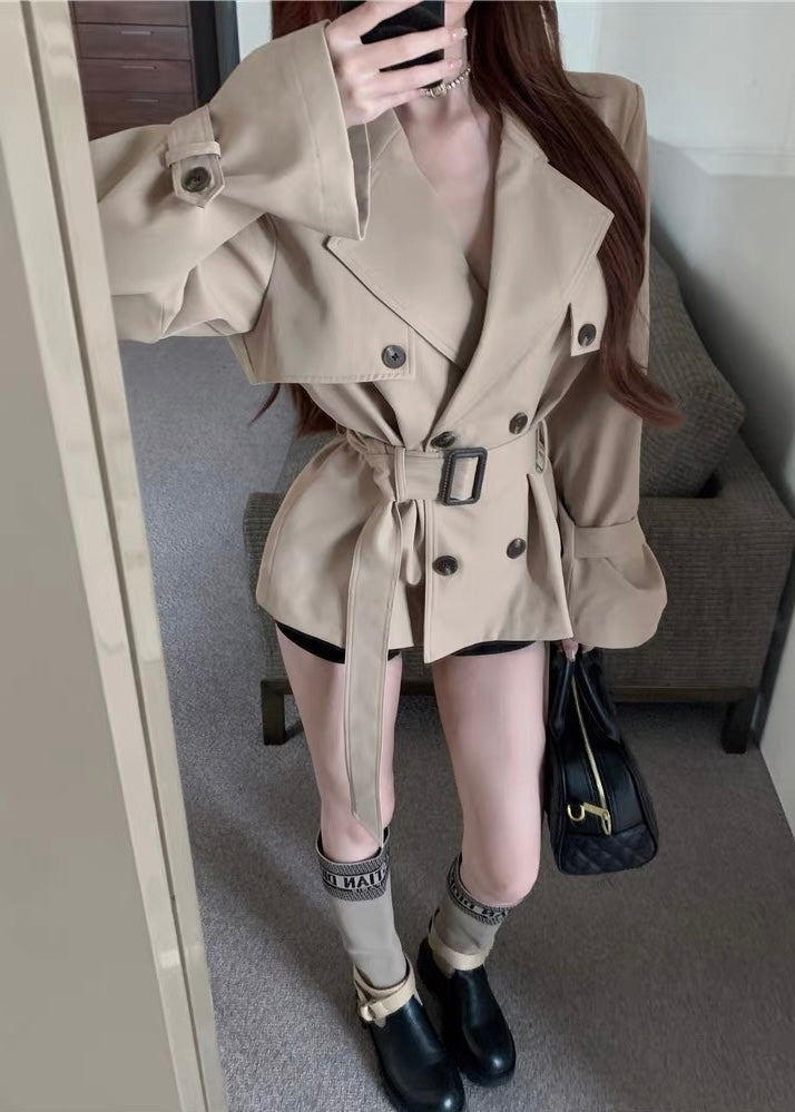 Elise Belted Trench Jacket